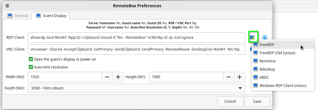 Mini RemoteBox screenshot