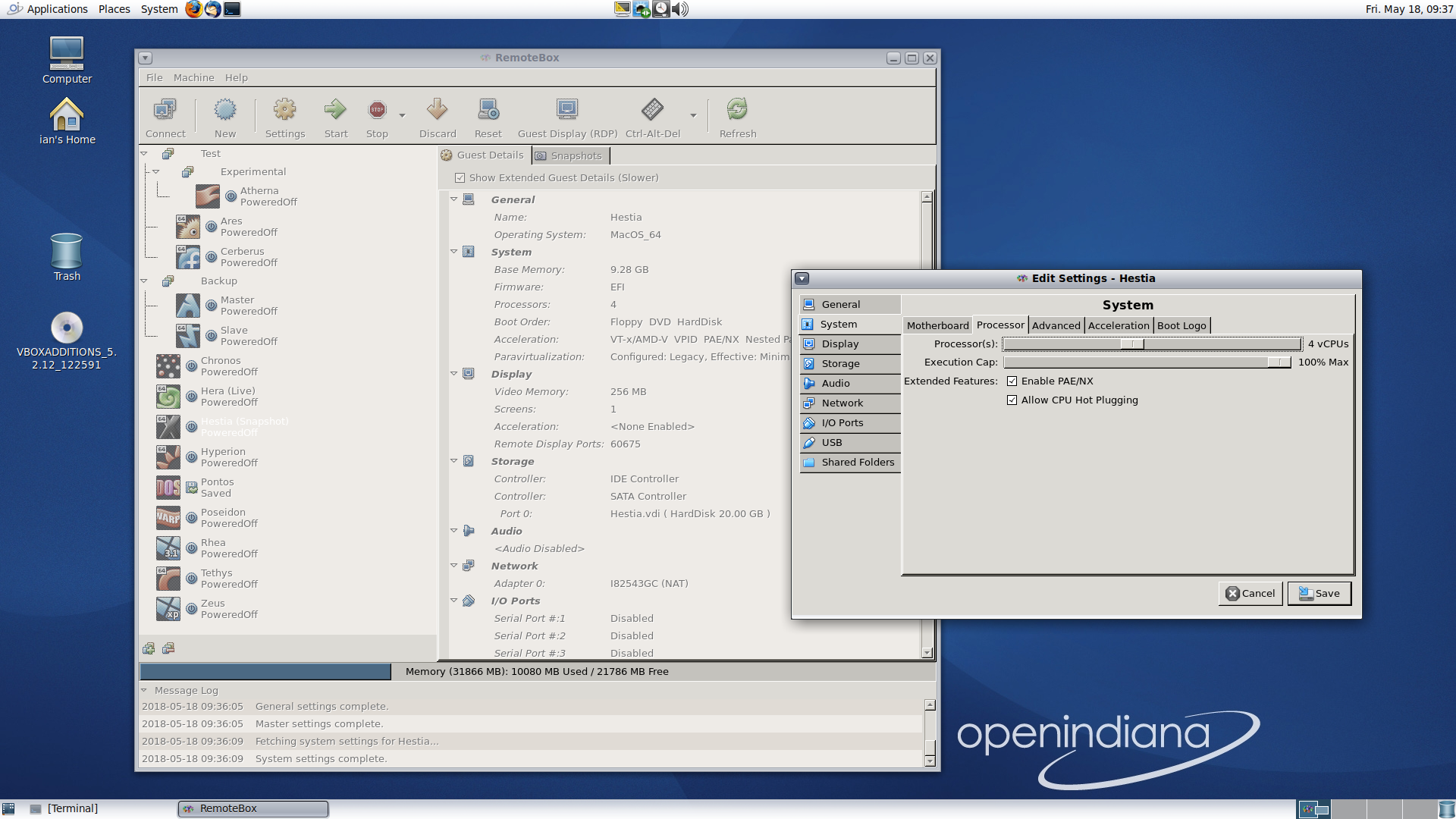 RemoteBox 2.5 on Indiana Hipster