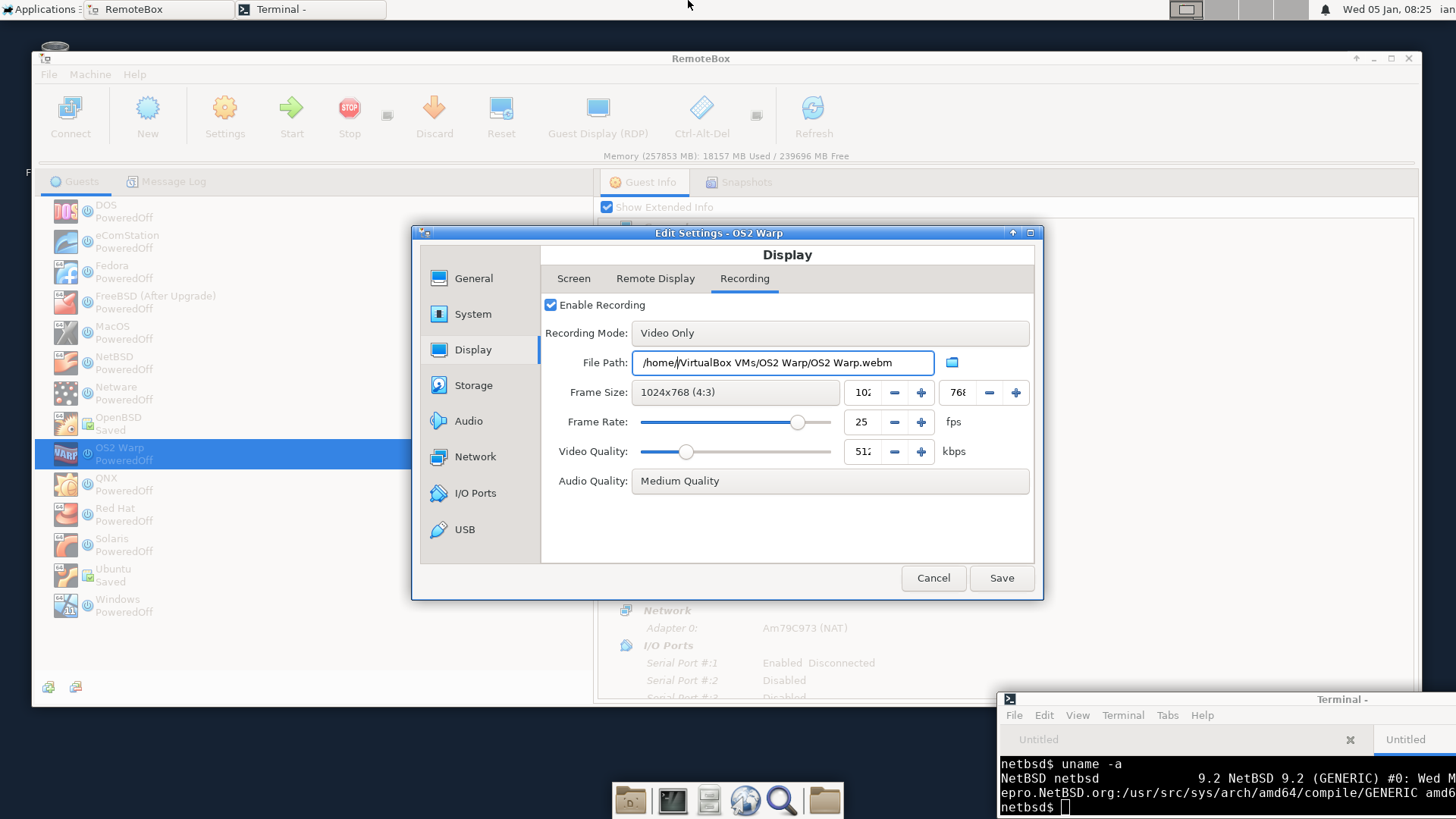 RemoteBox 3.0 on NetBSD 9.2