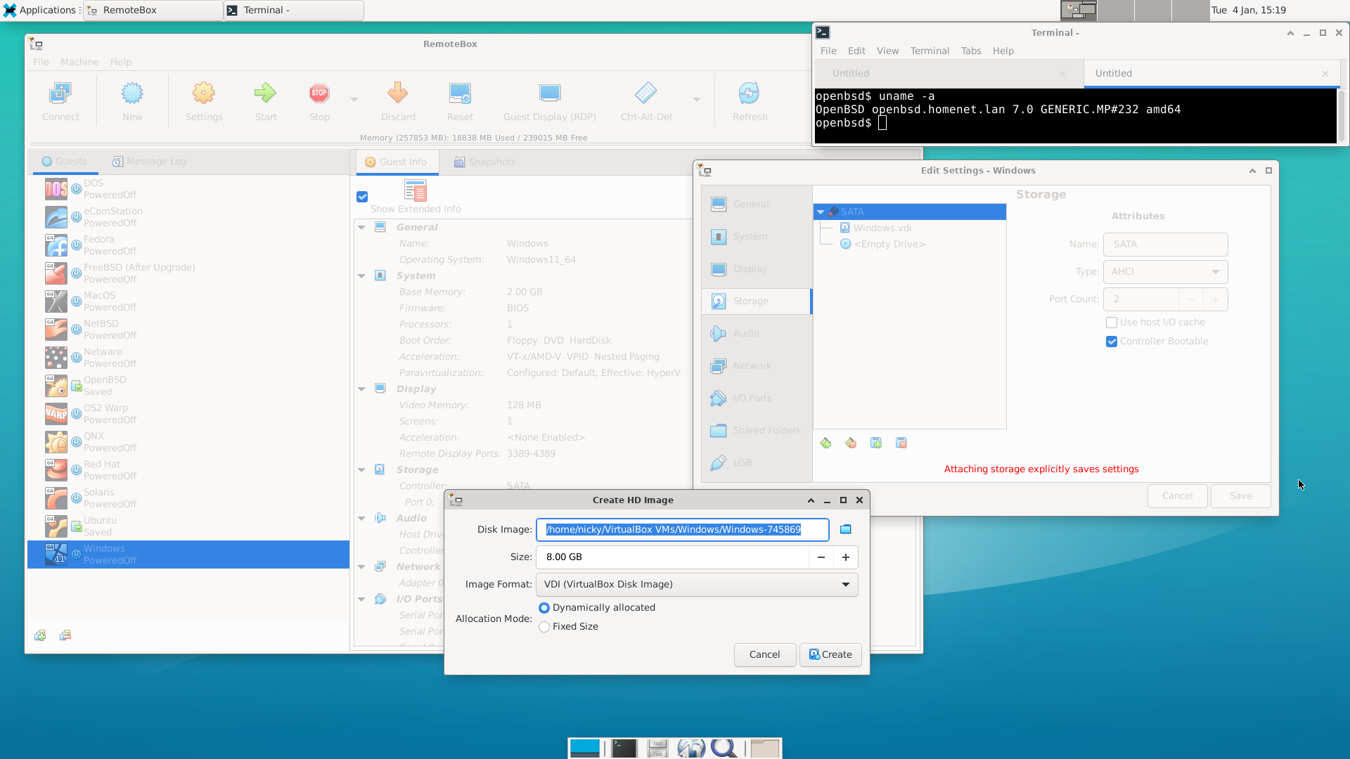 RemoteBox 3.0 on OpenBSD 7.0