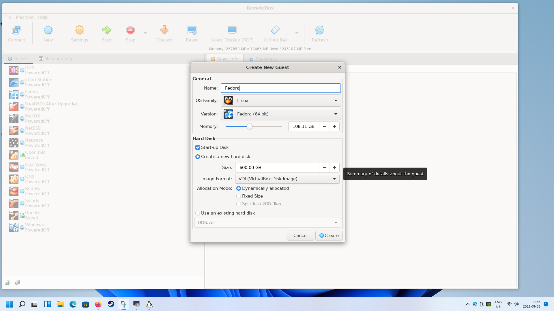 RemoteBox 3.0 on Windows 11